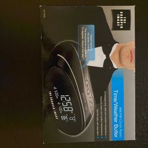 NWOT, time weather butler clock radio